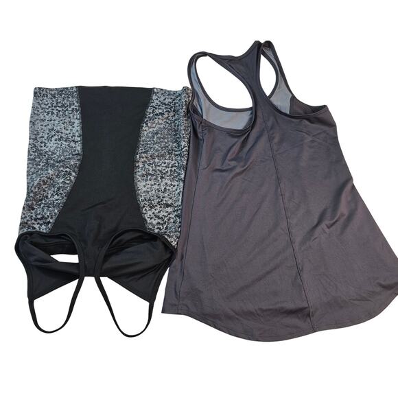 Champion active tank top summer lot of 2 size small one duo grey running yoga - Picture 2 of 10